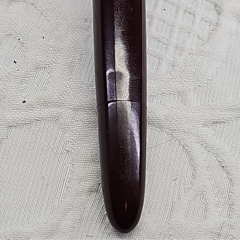 Rare Fountain Pen Parker 51 Vacumatic Blue Diamond in brown Resin & Gold Pl. - Picture 9 of 12